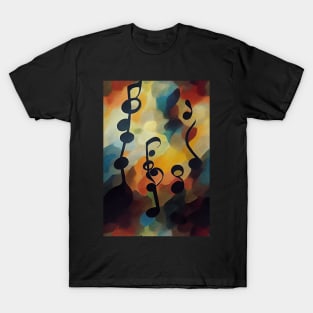 Musical Notes Pattern, perfect gift for all musicans and those who can't live without music #7 T-Shirt